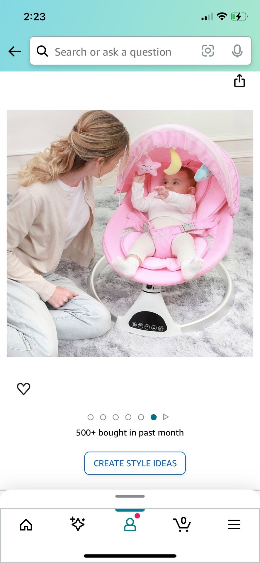 Baby Girl Swing