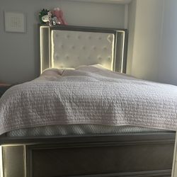 Bed Frame 3 Light Setting Both Side 