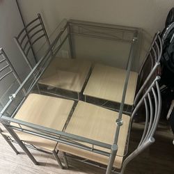 Table and chairs