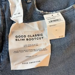 Good American  “always fit” Bootcut Jeans 