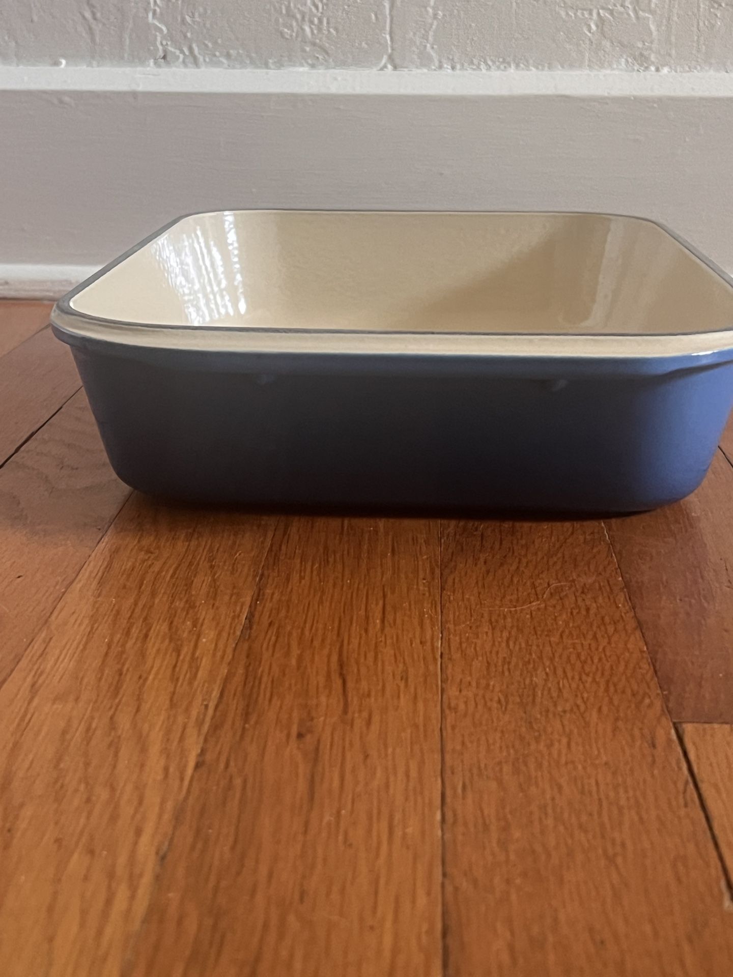 Le Creuset Blue Enamel 40 Cast Iron Casserole Baking Dish