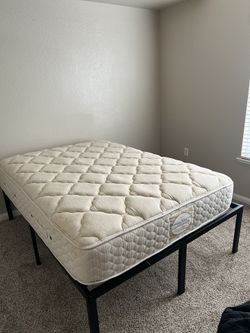 Sealy (FULL SIZE) Mattress. Normal/used (FRAME SOLD SEPERTATELY)