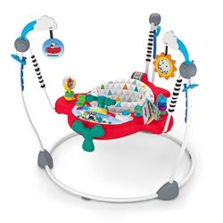 Baby Einstein Ocean Explorers Airplane Adventure 2-in-1 Interactive Activity Jumper with Lights 