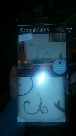 METALLIC •#8 WALL DECALS PEEL&STICK