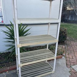 5-Tier Plastic Garage Storage Shelving Unit in Gray (36 in. W x 72 in. H x 18 in. D)