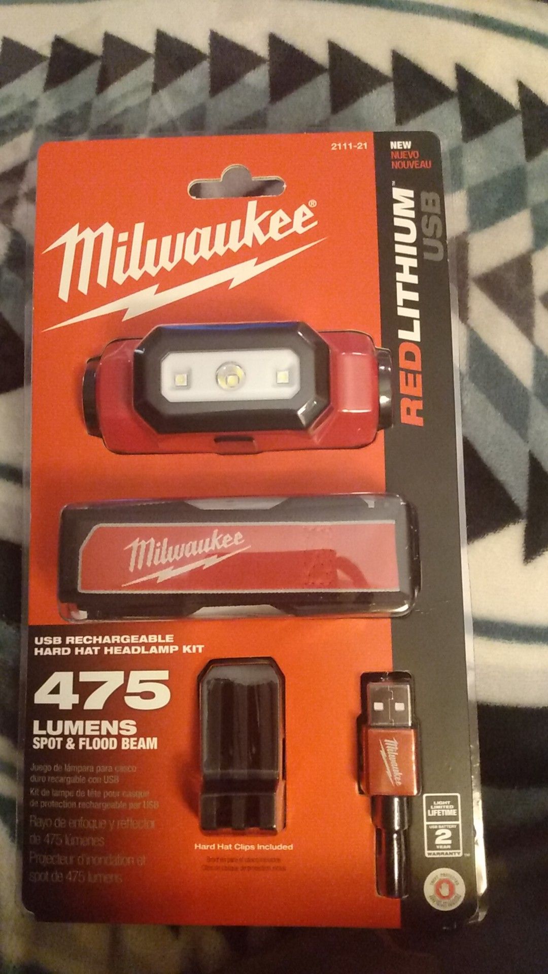 Milwaukee 475 lumen headlight