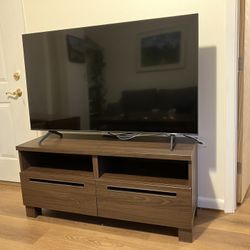 Modern Dark Brown TV Stand - 47”
