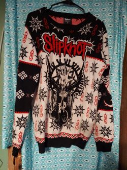 Slipknot Sweater, Size Medium, $30.00. Death Wish Vest Size Medium $30.00