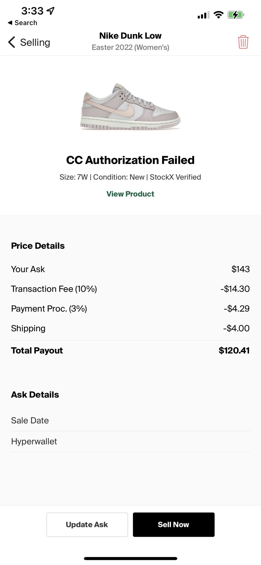 Shoes Hyperwallet Stockx Easter 2022 Nike Dunk Size