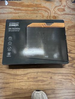 Joseph Joseph Folio Steel Bamboo Chopping Board Set