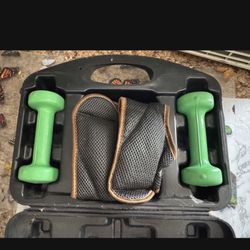 Wrist And 2 Lb Hand Weight S In Plastic Case