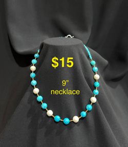 Chunky Murano Style Glass Necklaces for Women Pearl Necklace Statement Necklace Trendy Wedding Party Jewelry Accessories Christmas Stocking Stuffers