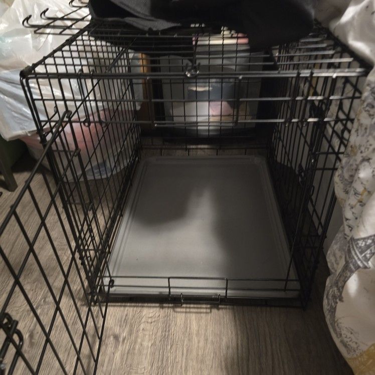 dog crate with cover
