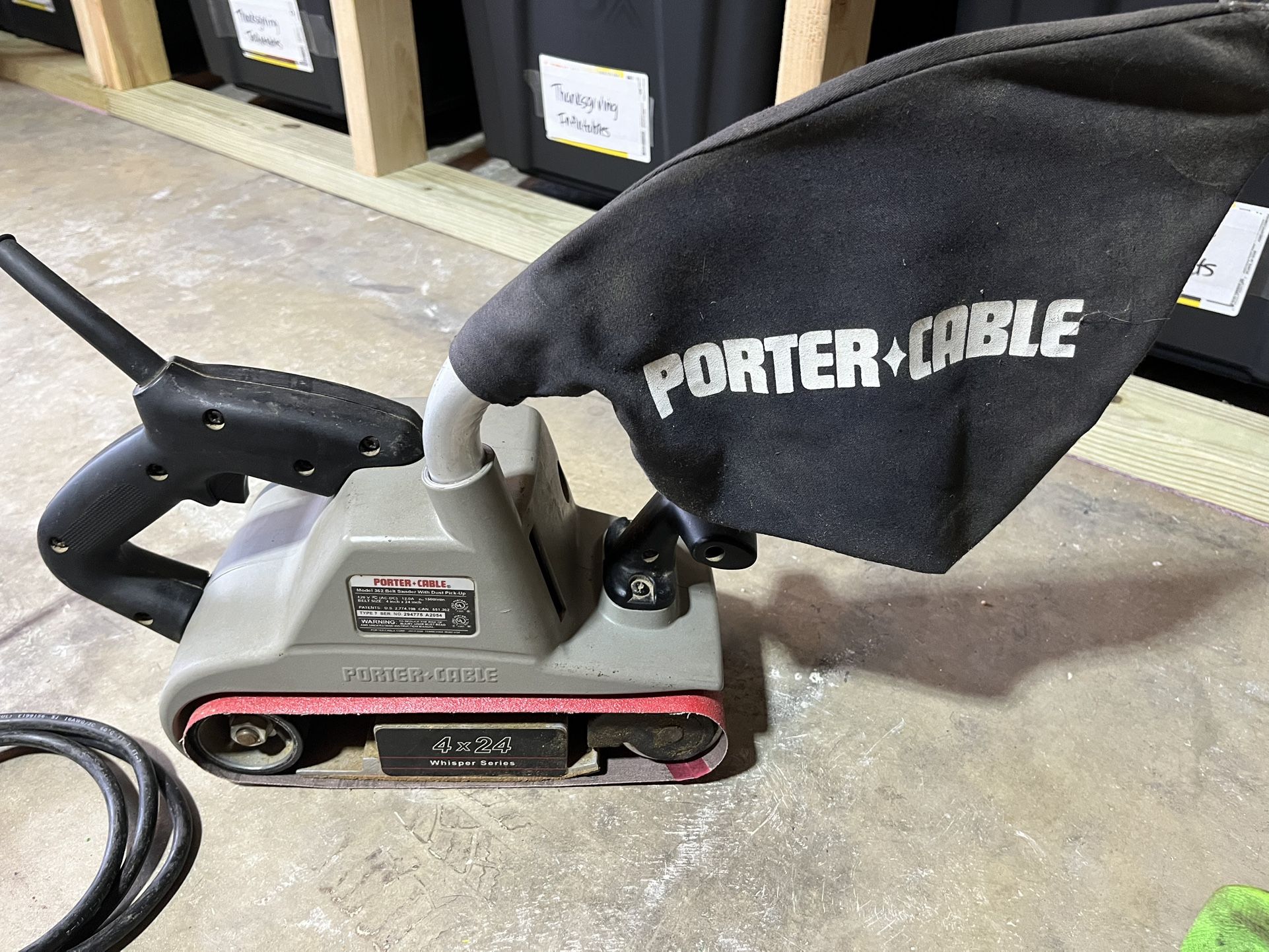 Porter Cable Belt Sander