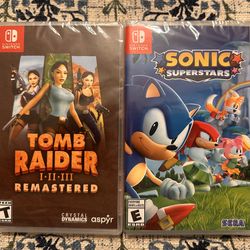 Nintendo switch new/sealed games