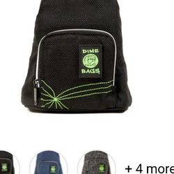 Dime Bags Kid Club Black Backpack    NWT
