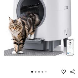 Brand New Automatic Litter Box, Self Cleaning Litter Box, Odor Control, 90L Large Capacity with APP Control 