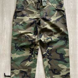 Vintage 90s Y2K Gore-Tex Seal Trousers Cold/ Wet Weather Camo Pants Large Reg