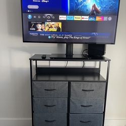 42” Smart TV + Stand + Dresser