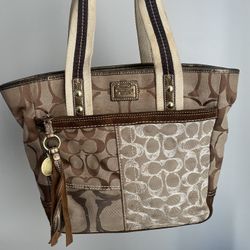 Coach Patchwork Tote Bag