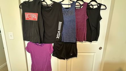 Active tops Victoria secret and Nike shorts