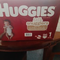 New 96 diapers size 1