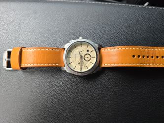 FOSSIL WATCH LEATHER STRAP BROWN