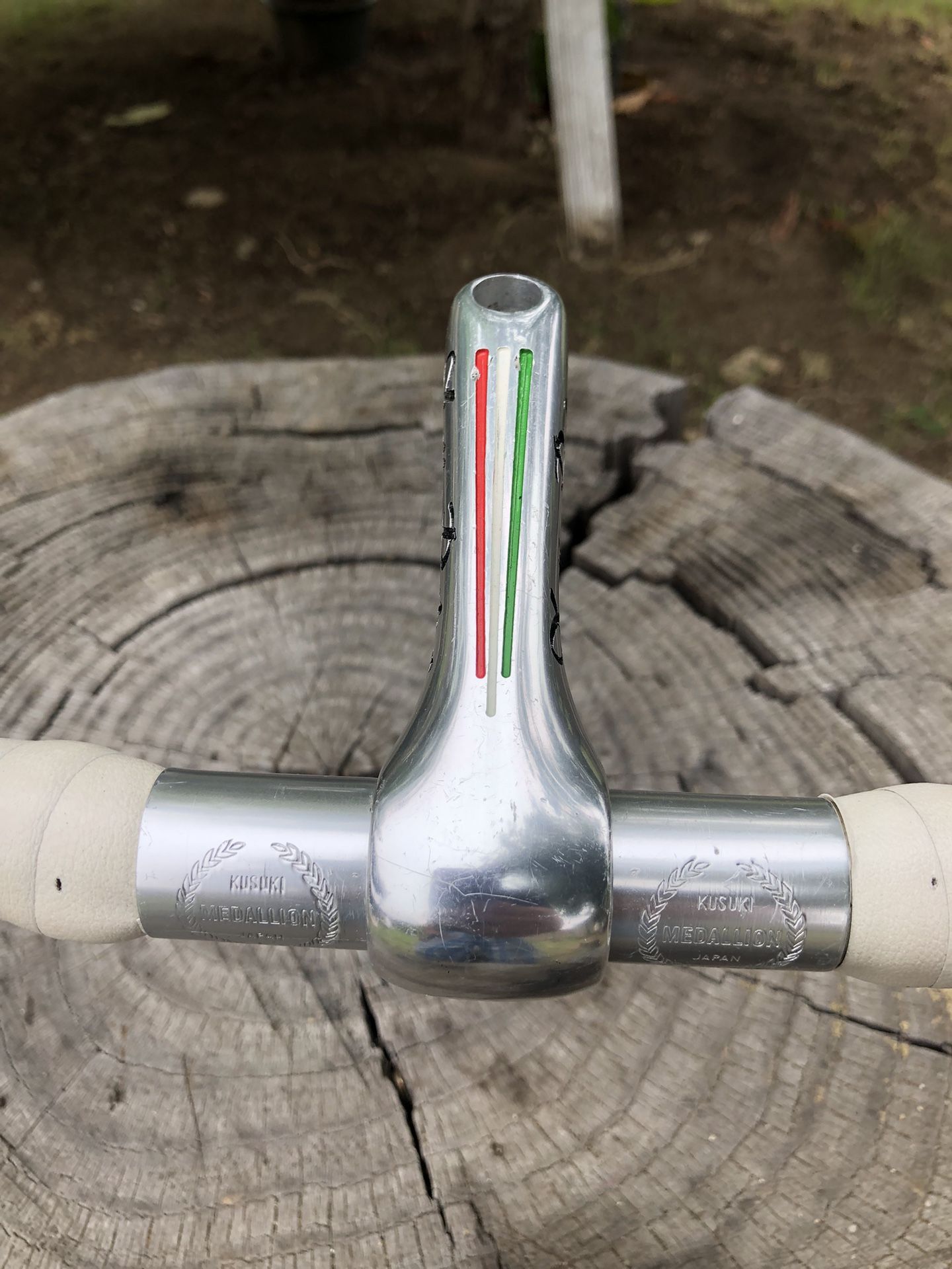 Detto Pietro Stem With Pista Kusuki Medallion Handlebars