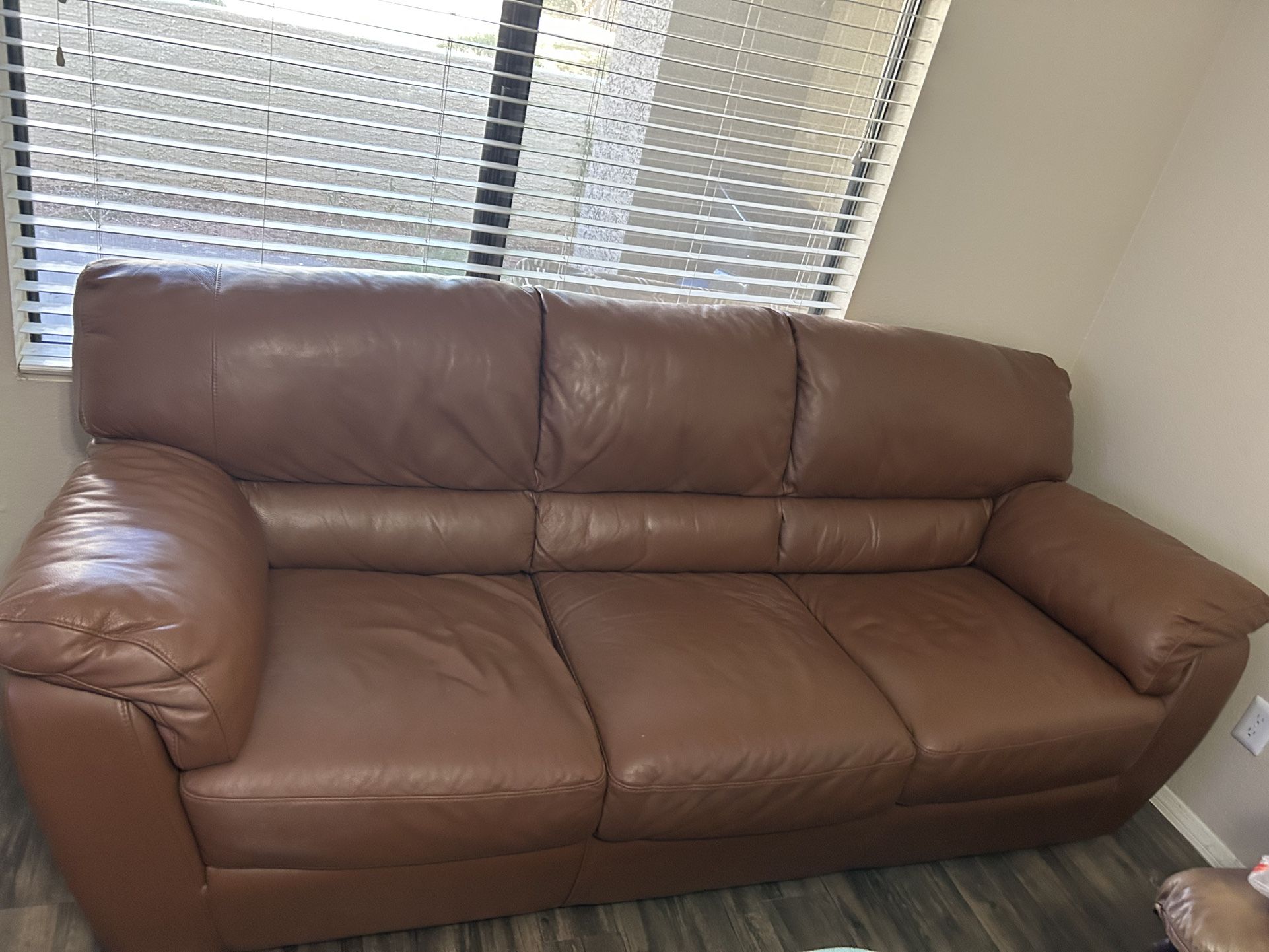 Natuzzi Leather Sofa