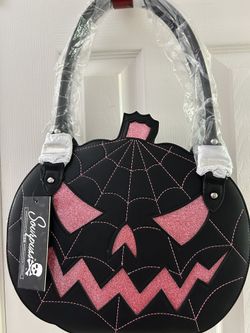 Sourpuss Glitter Pumpkin Purse