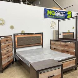 Danridge Bedroom Sets Queen or King Beds Dressers Nightstands and Mirror Finance and Delivery Available 