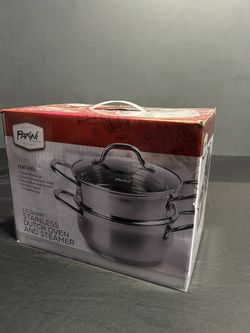 Parini Stainless Dutch Oven and Steamer
