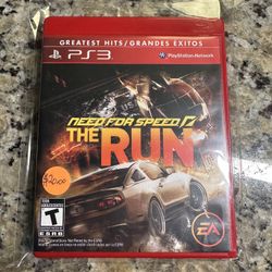 PS3 Need For Speed The Run 