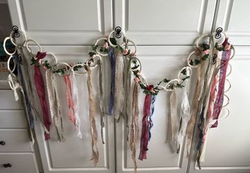 Boho hanging about 6’ long