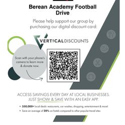 Football Fundraiser!!! Berean Academy Eagles🏈🦅