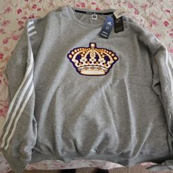 La Kings Adidas Sweater Vintage Logo