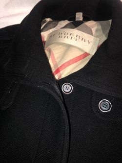 Black Burberry Brit Trench Coat