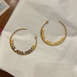 Gold Hoop Earrings 