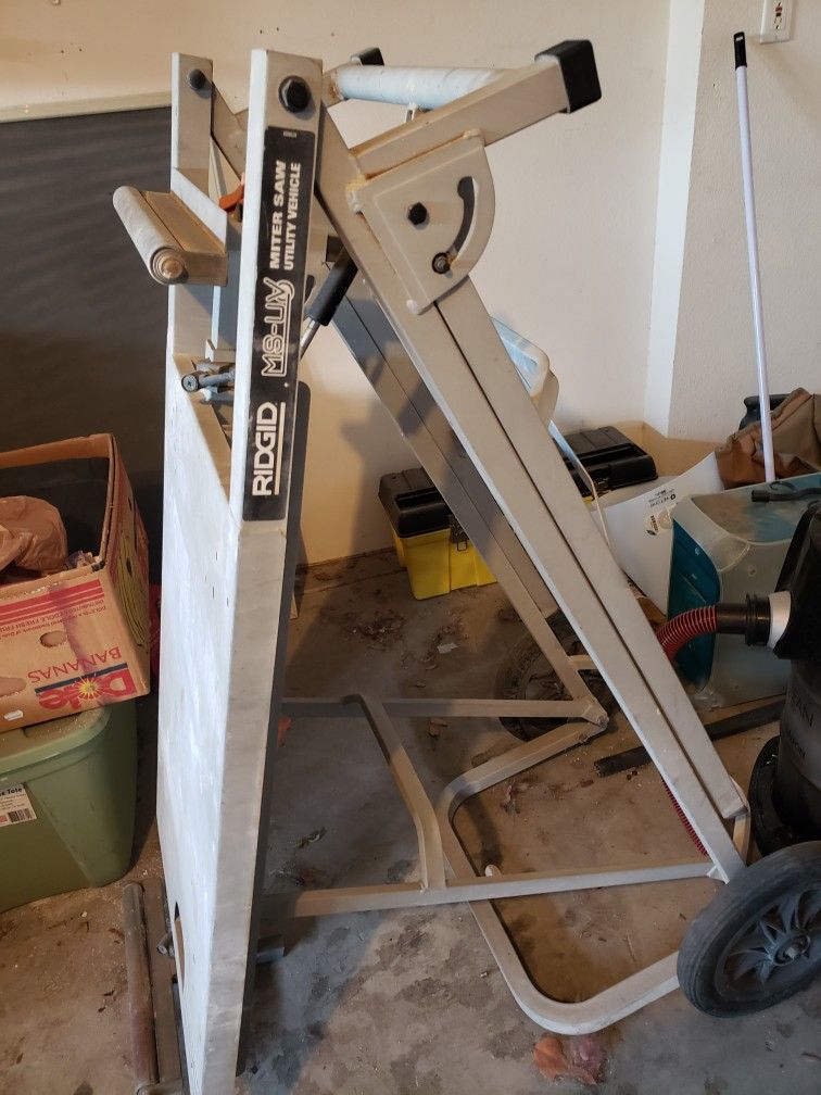 Rigid Miter Saw Utility Vehicle 