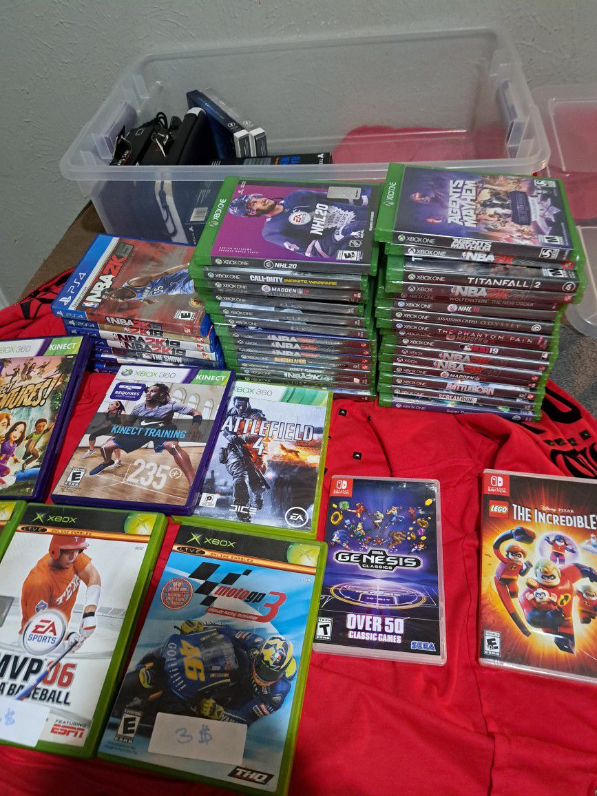 Lots of games for sale