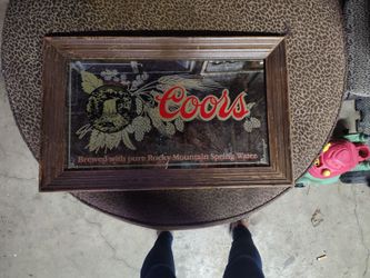 Coors Beer Vintage Advertising Bar Mirror