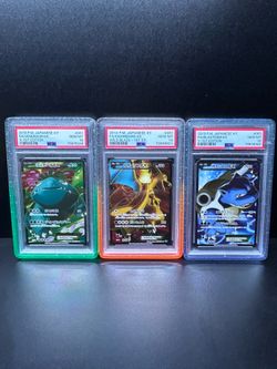 Charizard Blastoise Venasaur psa 10 set XY Japanese