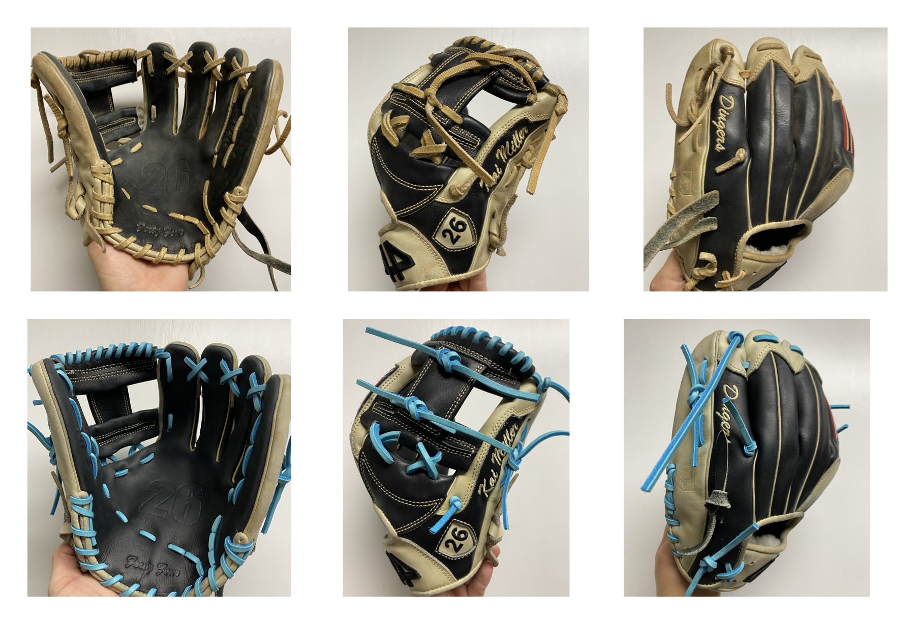 Baseball Softball Glove Relacing Repair Fix Clean 