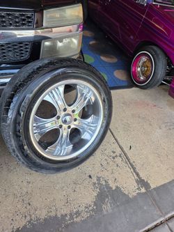 (2) 20 inch rims and tires