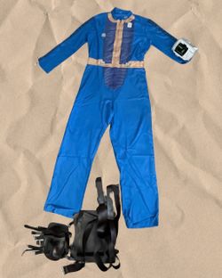 Fallout Vault Dweller XXL/L Men Costume with Accessories
