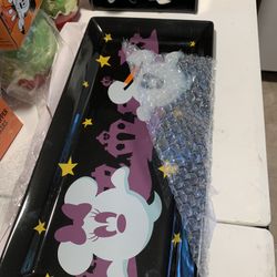 Disney Mickey Ghost Rectangular Platter + FREE GIFT