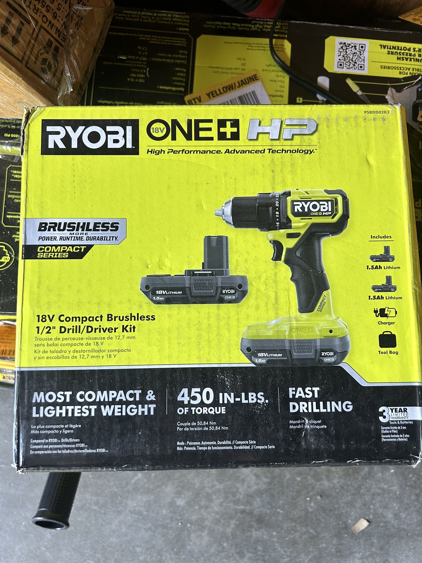 Ryobi Drill Set