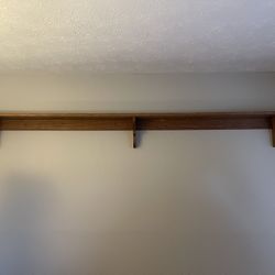 Oak Shelf  Extremely Well Made 