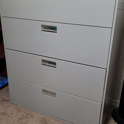 42" HON lateral filing cabinet