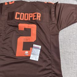 Amari Cooper Signed Autograph Custom Jersey - JSA Coa - Cleveland Browns